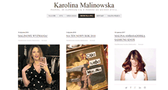 Desktop Screenshot of karolinamalinowska.pl